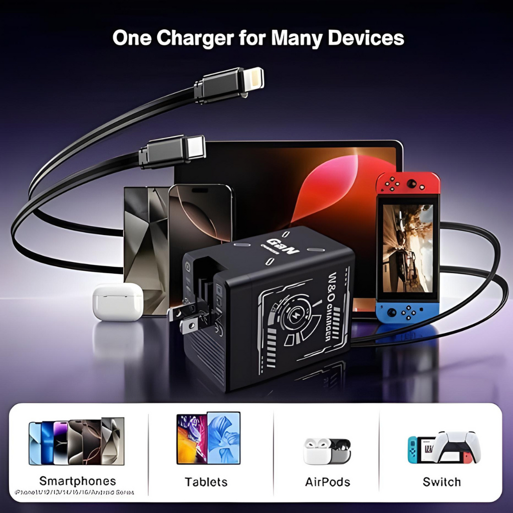 2-in-1 GaN 120w Fast Charger