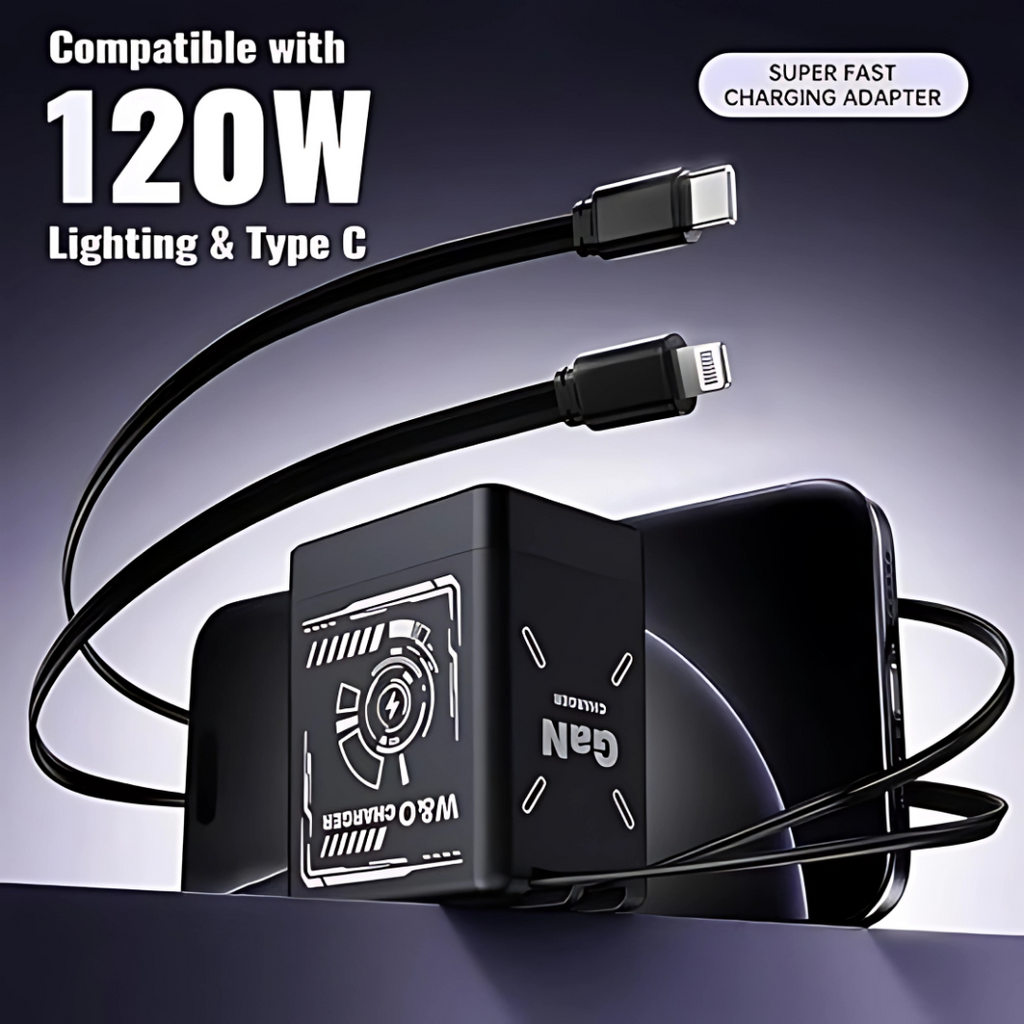 2-in-1 GaN 120w Fast Charger