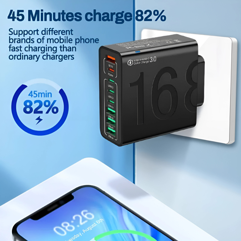 8 Port Fast Charging USB Charger